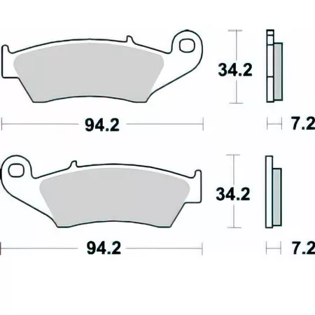 Brake Pads Braking 772CM 44 Honda CR 250