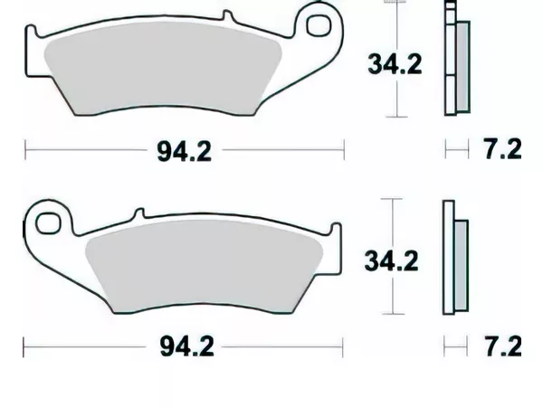 Brake Pads Braking 772CM 44 Honda CR 250