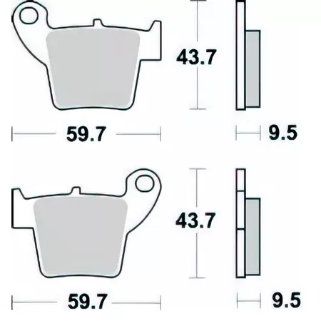 Brake Pads Braking 886CM 44 CR \/ CRF