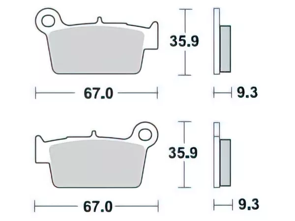 Brake Pads Braking 890CM 44