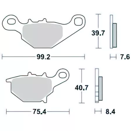 Brake Pads Braking 905CM 44 RM 85