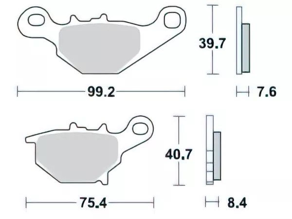 Brake Pads Braking 905CM 44 RM 85