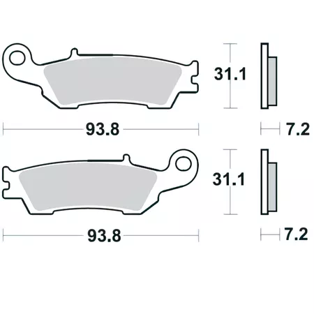 Brake Pads Braking 929CM 44 YZ \/ YZF