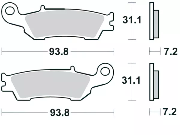 Brake Pads Braking 929CM 44 YZ \/ YZF