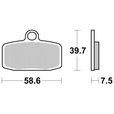 Brake Pads Braking 955CM 44 SX \/ TC 85
