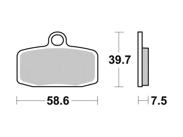 Brake Pads Braking 955CM 44 SX \/ TC 85