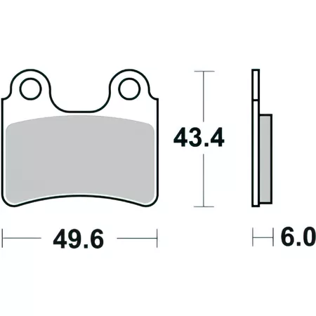 Brake Pads Braking 831CM46 sintered