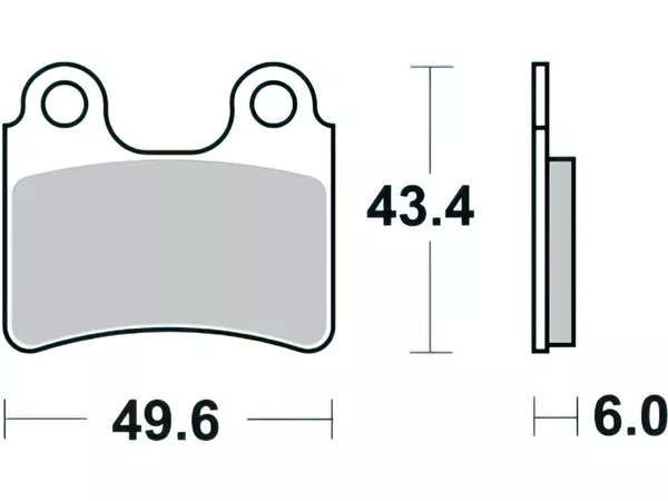 Brake Pads Braking 831CM46 sintered
