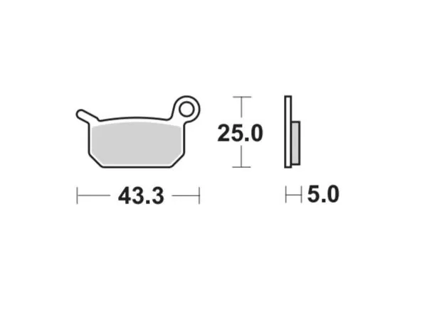 Brake Pads Braking 897CM44 sintered SX \/ TC 50