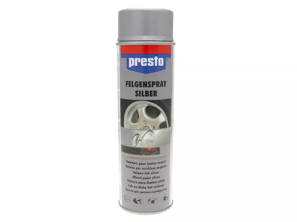 Wheel Spray Paint Presto silver 500ml