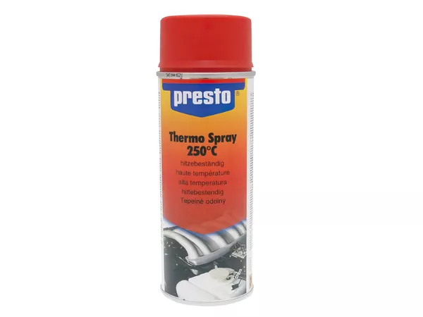 High Temperature Spray Paint Presto matte red 250°C 400ml