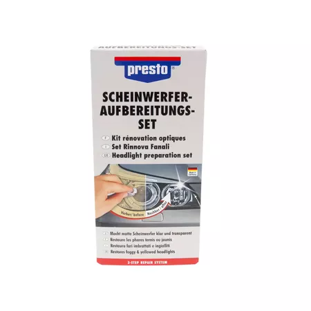 Headlight Polish & Care Set Presto