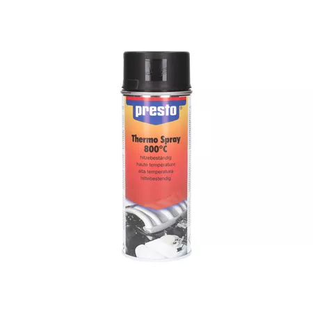 High Temperature Spray Paint Presto matte black 800Â°C 400ml