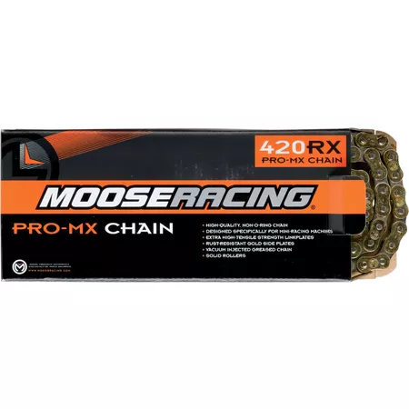 Chain 420 Moose Racing RXP Pro-MX 100 links - Chain links: 100, Chain type: 420