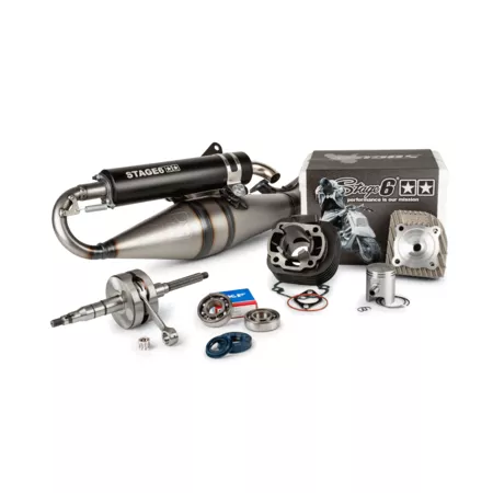Tuning Kit Stage6 Streetrace cast iron 50cc Minarelli liegend AC \/ China 2-stroke