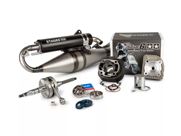 Tuning Kit Stage6 Streetrace cast iron 50cc Minarelli liegend AC \/ China 2-stroke