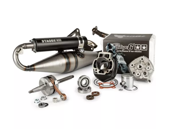 Tuning Kit Stage6 70cc Streetrace cast iron Piaggio LC