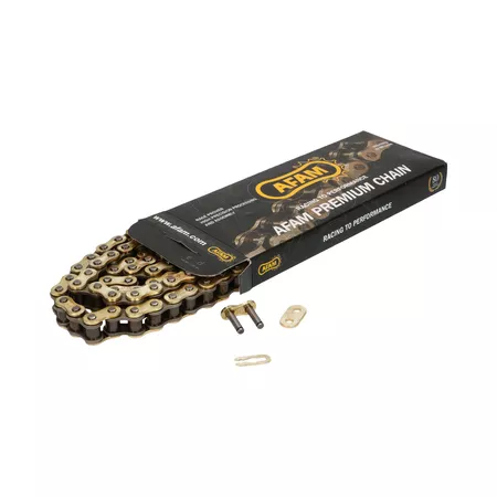 Chain AFAM reinforced gold 428 R1-G 74 links - Chain links: 74