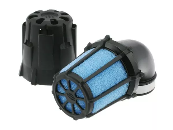 Air Filter Air Box Polini black 90° angle d.32mm L.125mm