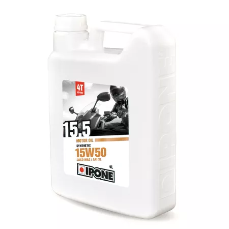 4-Stroke Engine Oil 15W50 Ipone 15.5 semi-synthetic 4L