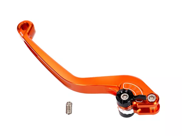 Brake \/ Clutch Lever rear Puig 2.0 adjustable orange \/ black