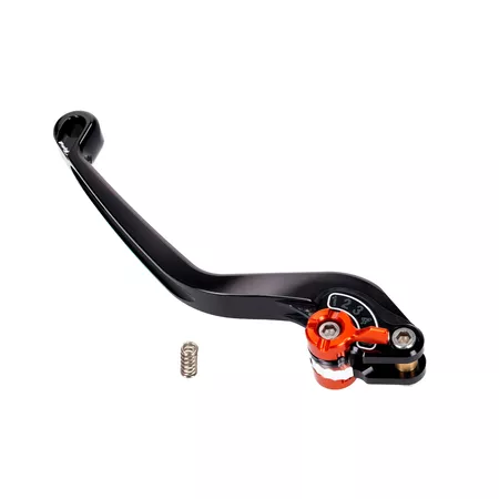 Brake \/ Clutch Lever rear Puig 2.0 adjustable black \/ orange