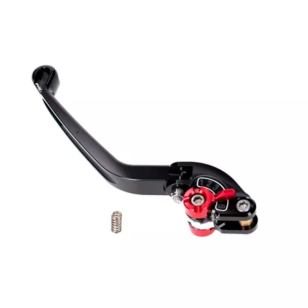 Brake \/ Clutch Lever rear Puig 2.0 adjustable folding black \/ red