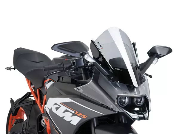 Windshield Puig Z-Racing smoke KTM RC 125 \/ 200 \/ 390 after 2014