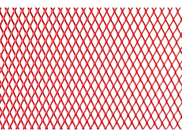 Racing Grille Mesh STR8 medium (50x50cm) anodized red