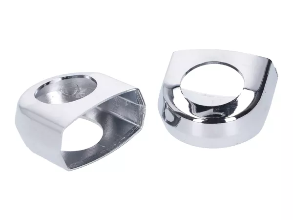 Handlebar Clamp Cover chrome Kreidler Florett \/ RS \/ RM \/ RMC \/ LF \/ LH