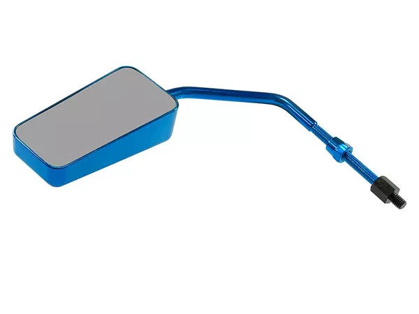 Mirror F1 right \/ left STR8 M8 thread (w\/ left-hand adapter) blue