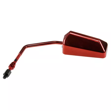 Mirror F1 right \/ left STR8 M8 thread (w\/ left-hand adapter) red