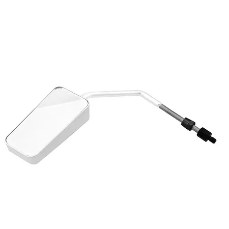 Mirror F1 right \/ left STR8 M8 left-hand thread adapter white