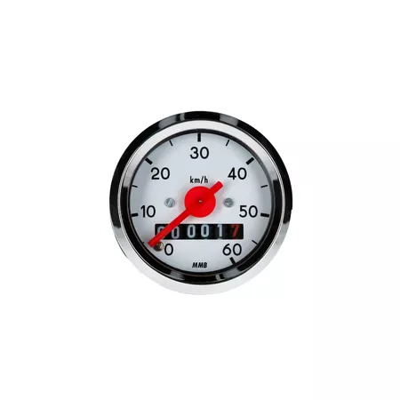 Speedometer 60km\/H round 48mm Simson