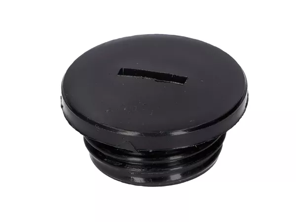 Gearbox Screw Plug black plastic Simson