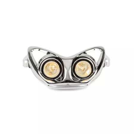 Twin Headlight Mask Evolution Yamaha Aerox \/ Nitro chrome 