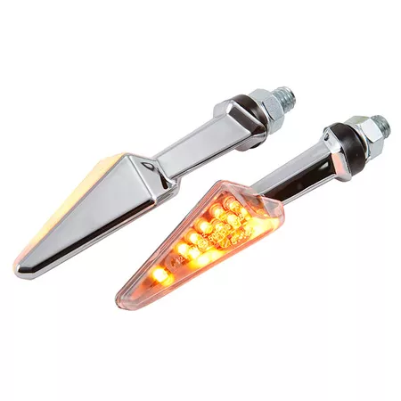 Indicator Set LED MICRO chrome 