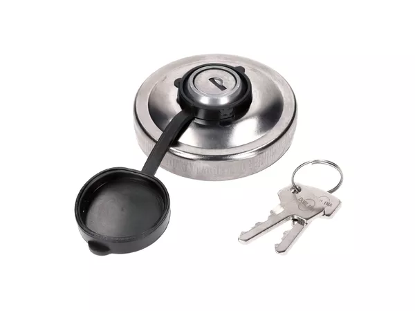 Fuel Cap chrome (w\/ lock) Simson