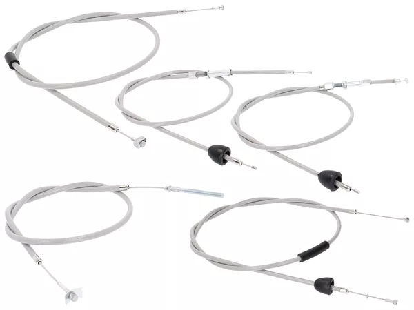 Bowden Cable Set grey Simson
