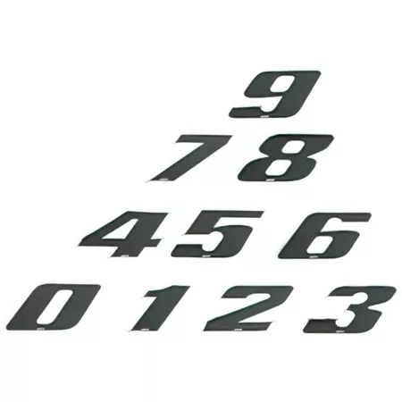 Number Zero Racing Sticker Racing Number Sticker - MAXI SCOOT