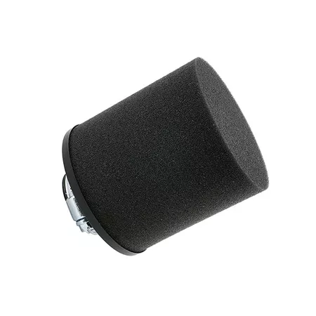 Air Filter STR8 black foam long straight (for 12-21mm carbs)