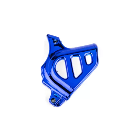 Front Sprocket Cover \/ Chain Guard STR8 Minarelli AM6 blue