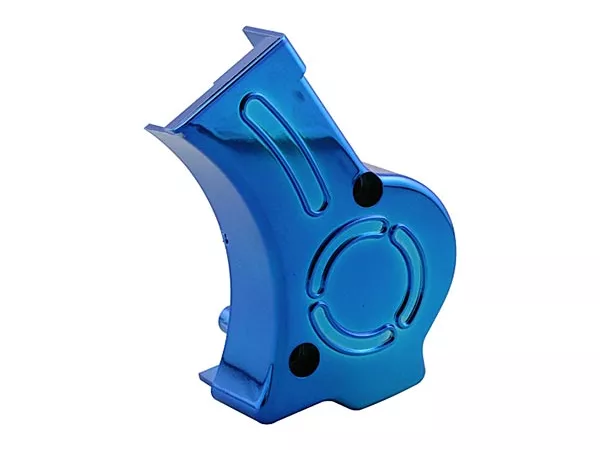 Oil Pump Cover STR8 Derbi Euro 2 (EBE \/ EBS) anodized blue