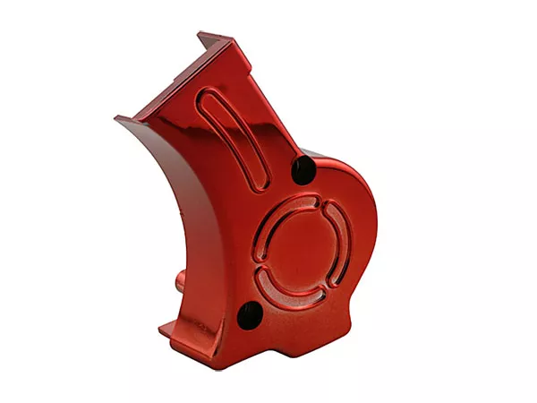 Oil Pump Cover STR8 Derbi Euro 2 (EBE \/ EBS) anodized red