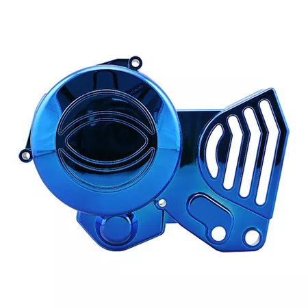 Ignition Cover STR8 Derbi Senda Euro 2 (EBE \/ EBS) anodized blue