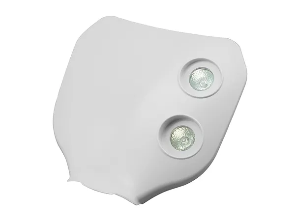 Halogen Headlight Enduro CROSS white