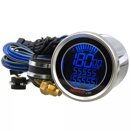 Koso Tachometer \/ Thermometer D55 DL-01R