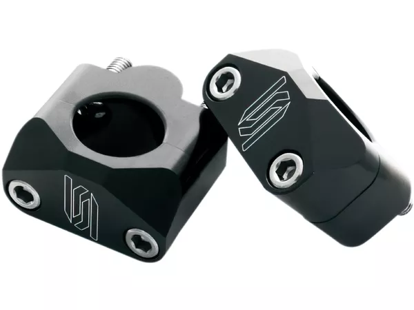 Handlebar Clamps Scar universal 28,6mm black