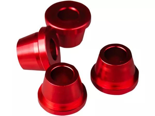 Spacer Bushings triple clamp Rubber Killer Scar CR \/ CRF red