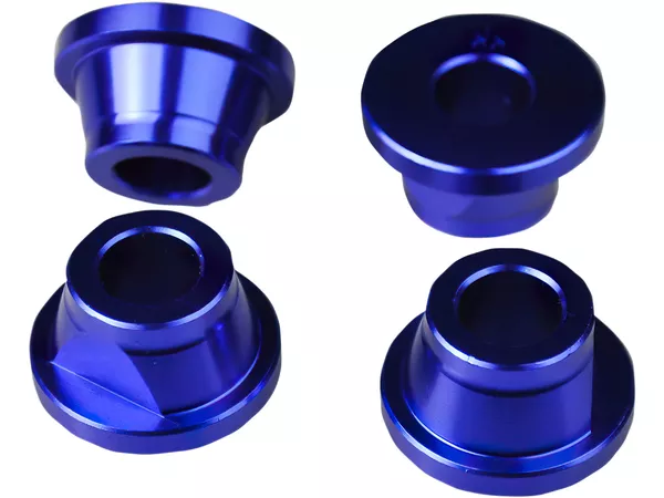 Spacer Bushings triple clamp Rubber Killer Scar KXF 250 \/ 450 blue